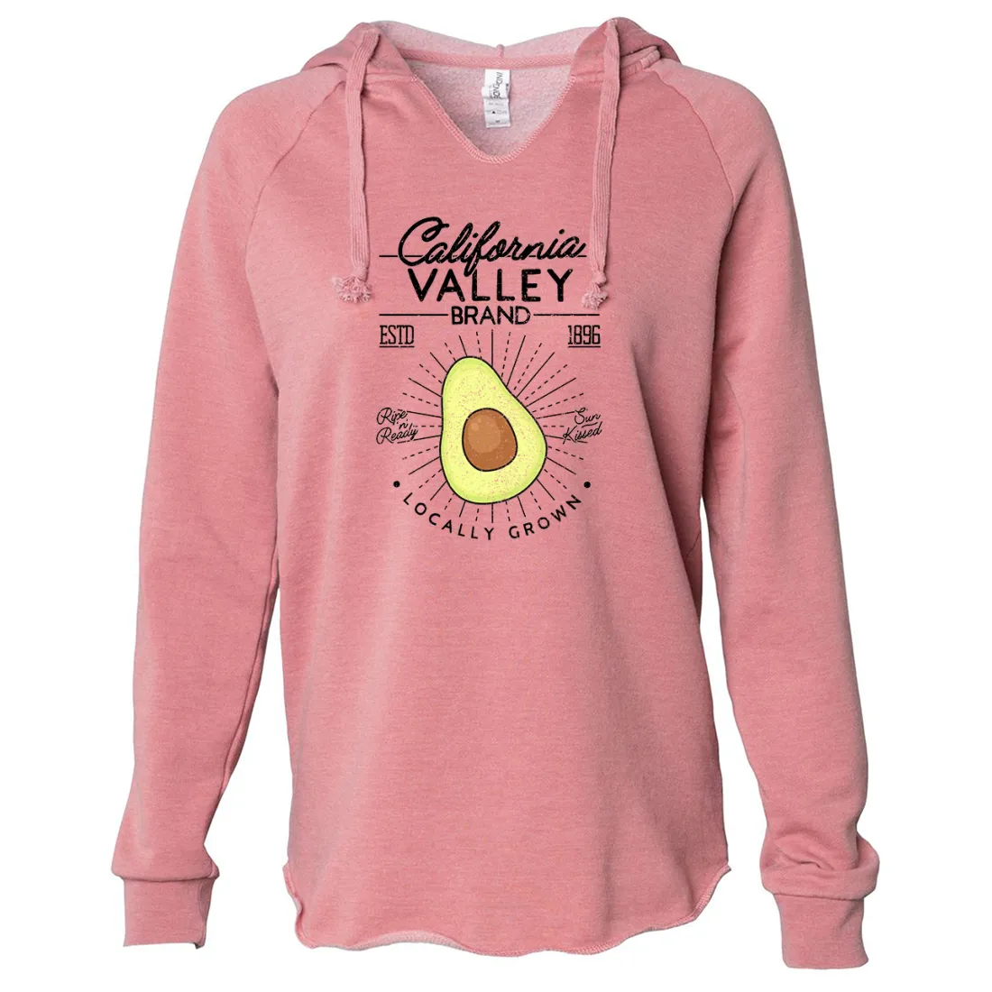 california grown avocado Women's Soft Hooded Pullover