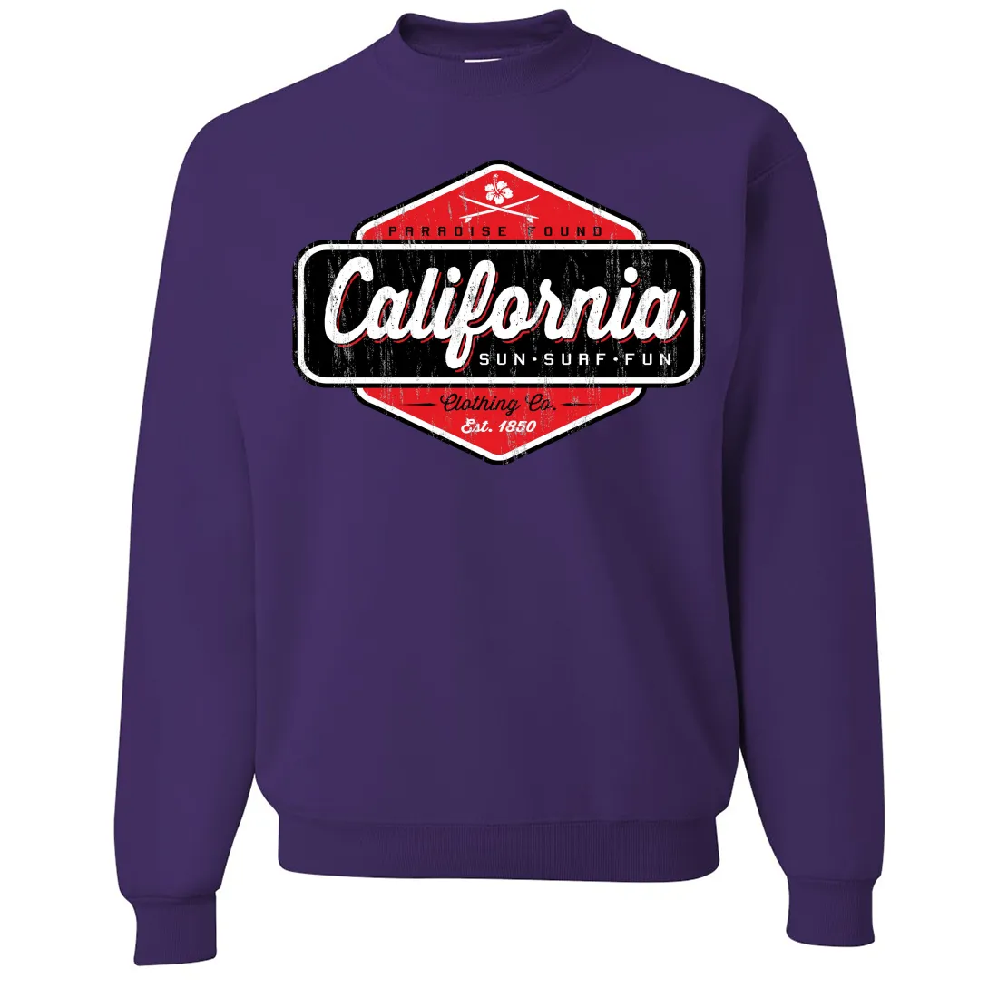 California Paradise Found Crewneck Sweatshirt