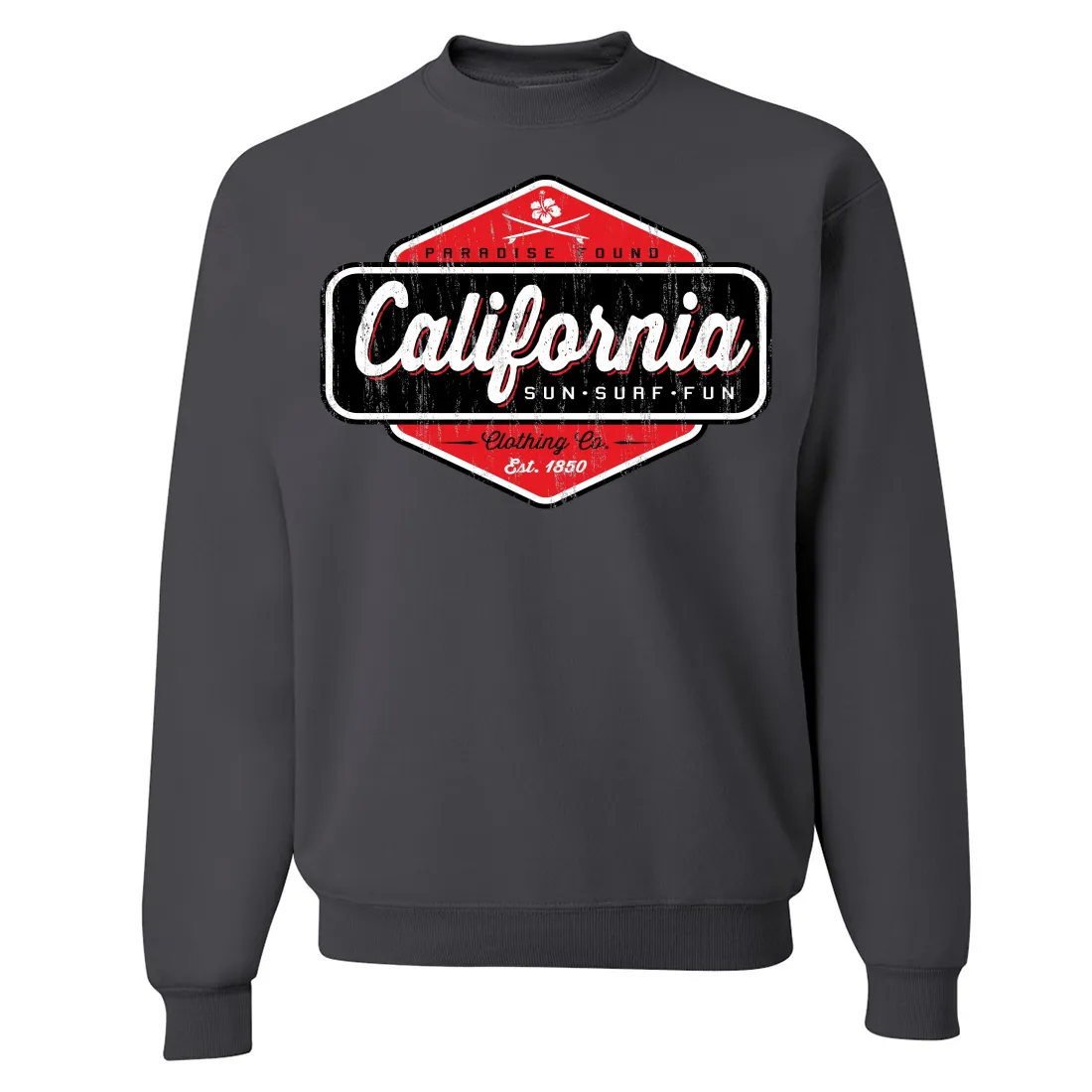 California Paradise Found Crewneck Sweatshirt