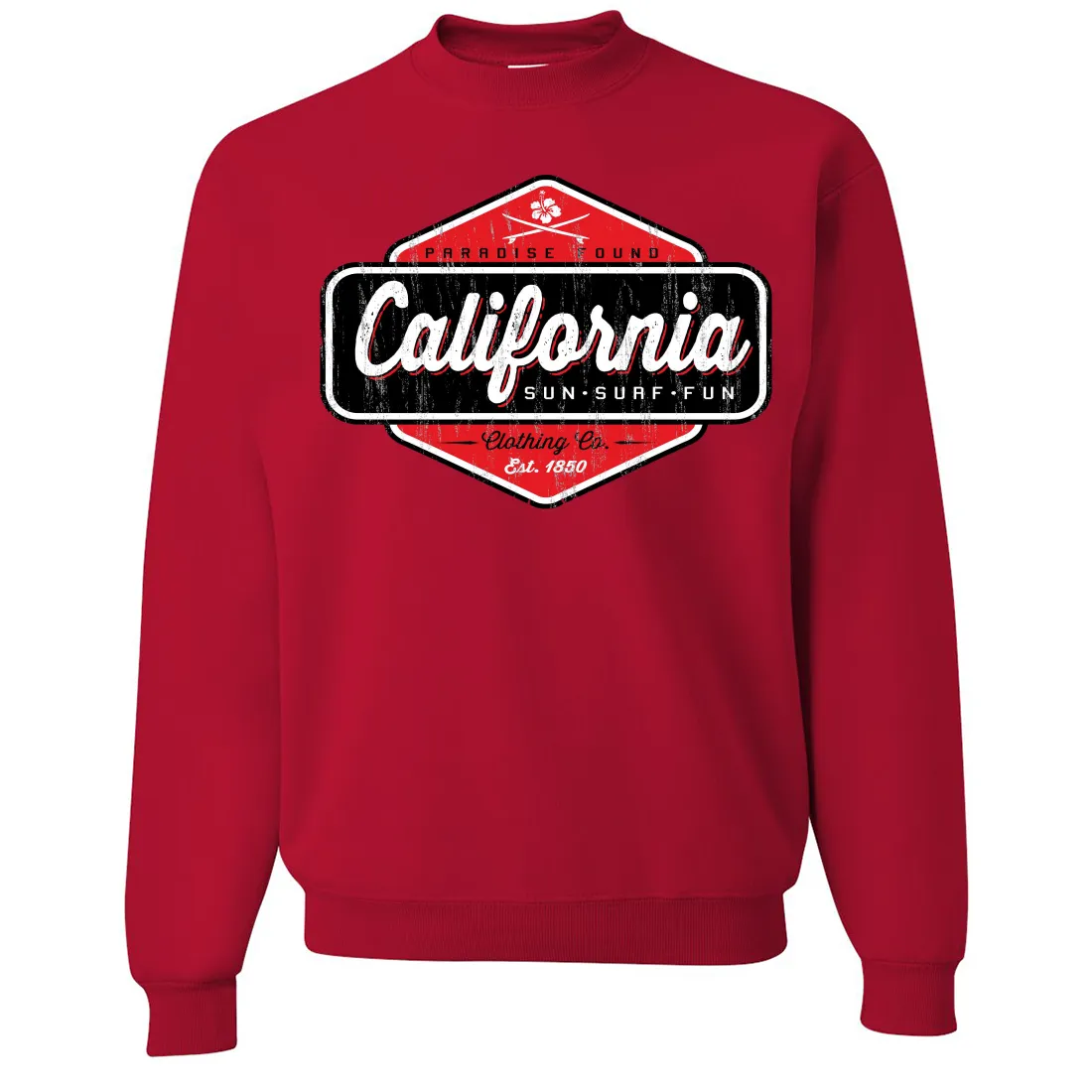 California Paradise Found Crewneck Sweatshirt