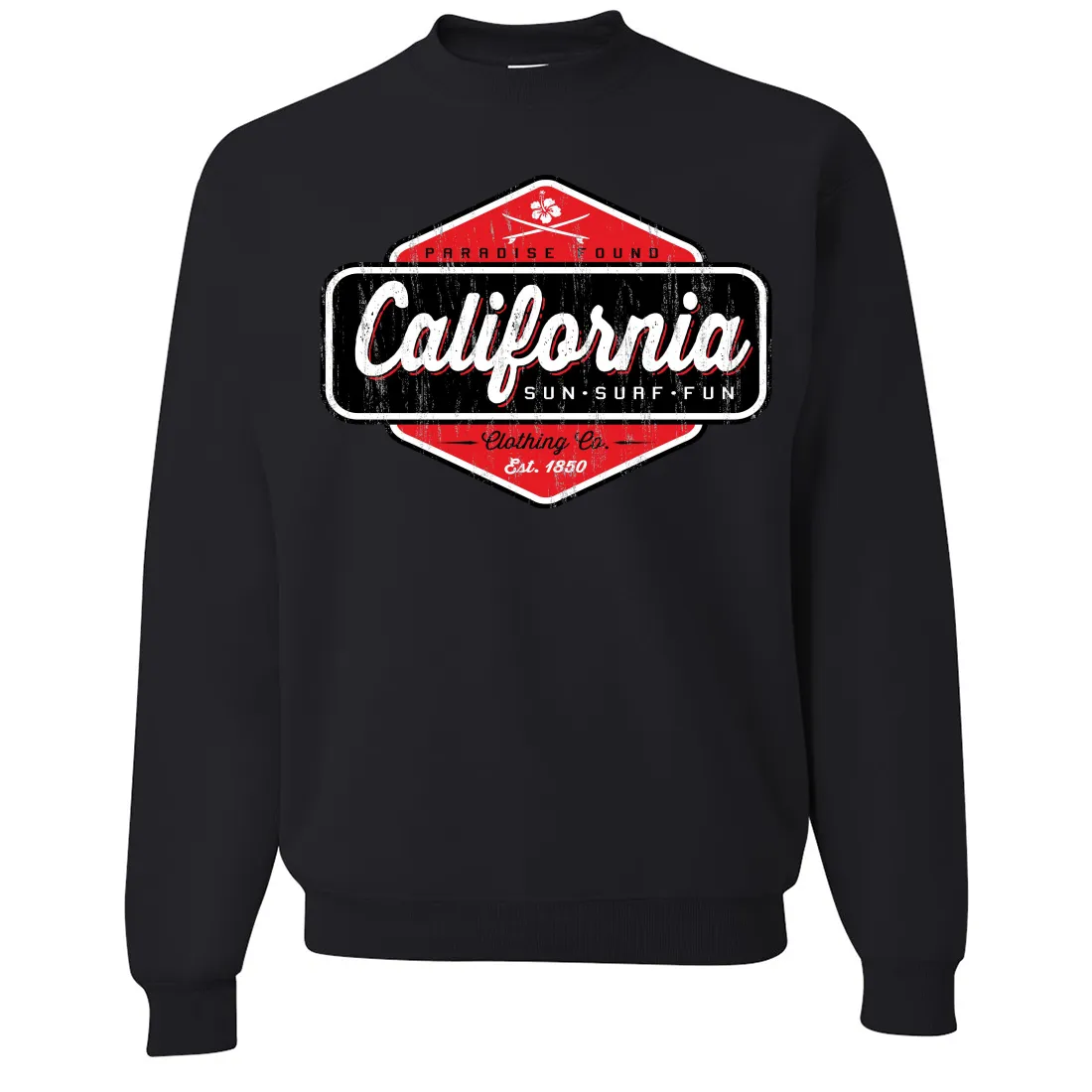 California Paradise Found Crewneck Sweatshirt