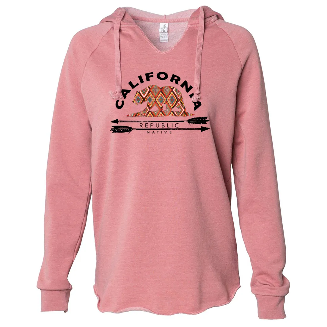 California Republic Native Women's Soft Hooded Pullover