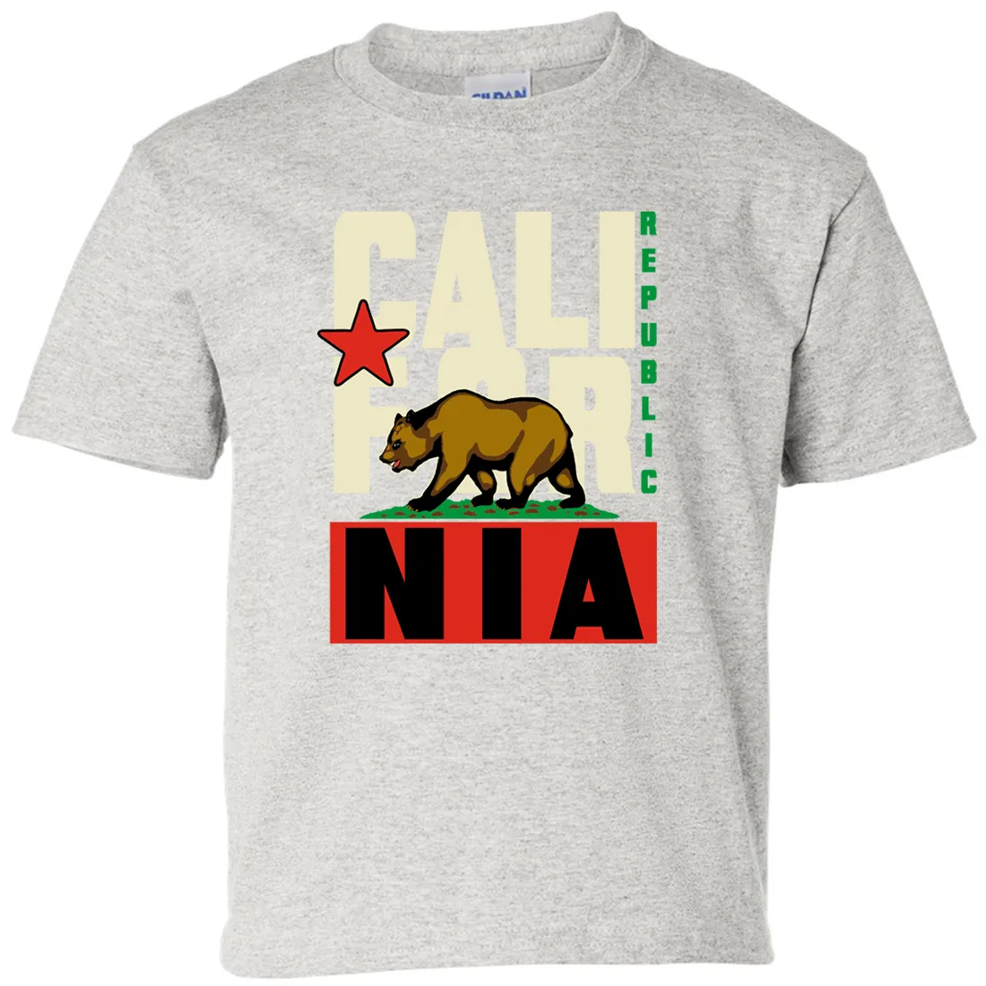 California Republic Original Retro Bold Asst Colors Youth T-Shirt/tee