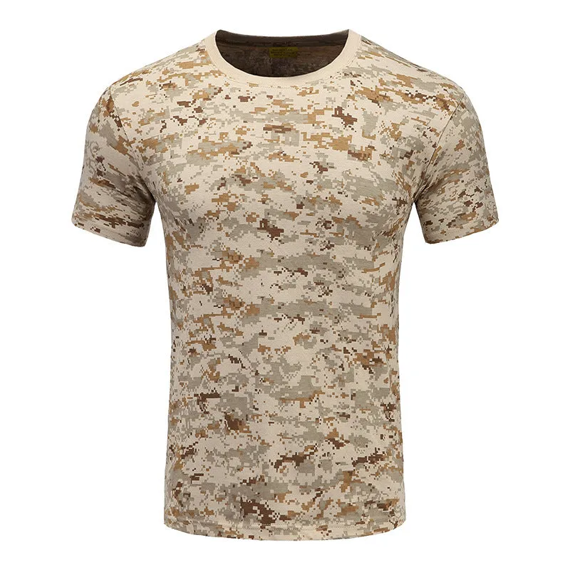 Camouflage Short-sleeved Men's  Quick-drying Tactical T-shirts