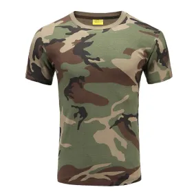 Camouflage Short-sleeved Men's  Quick-drying Tactical T-shirts