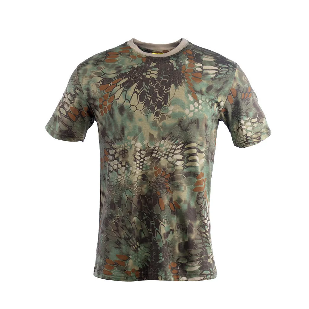 Camouflage Short-sleeved Men's  Quick-drying Tactical T-shirts