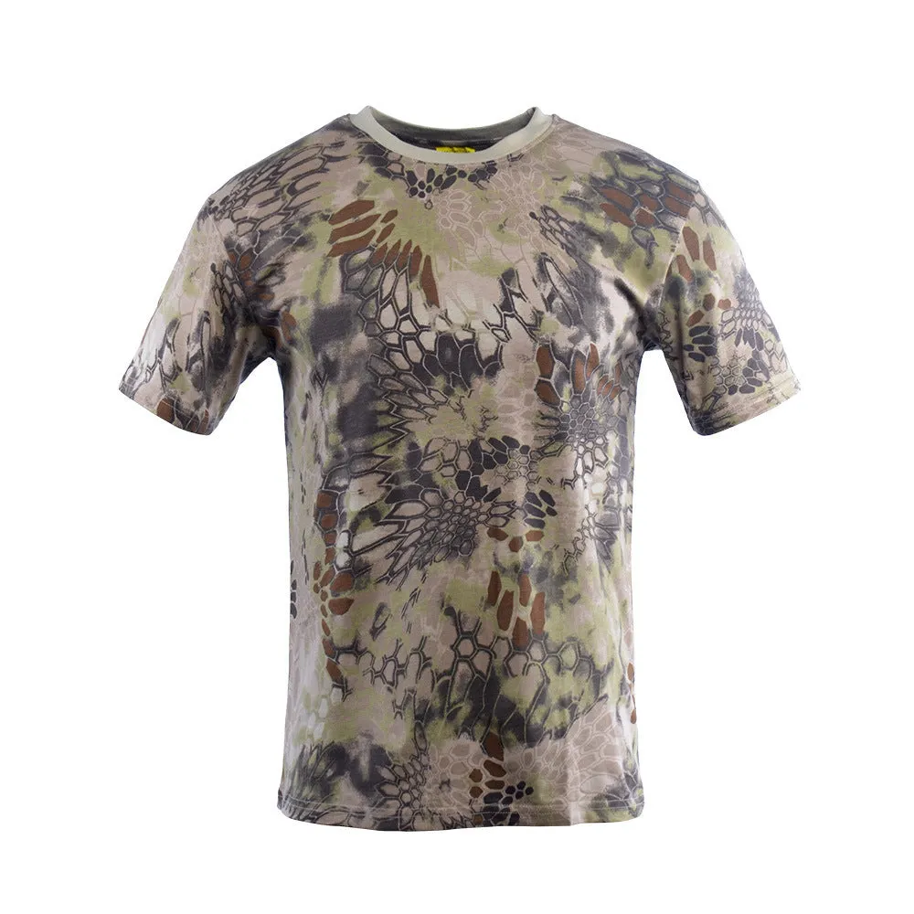 Camouflage Short-sleeved Men's  Quick-drying Tactical T-shirts