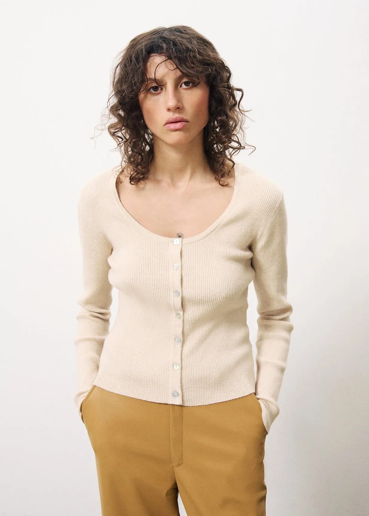 Cardigan Chm-24011 Ainoa Creme