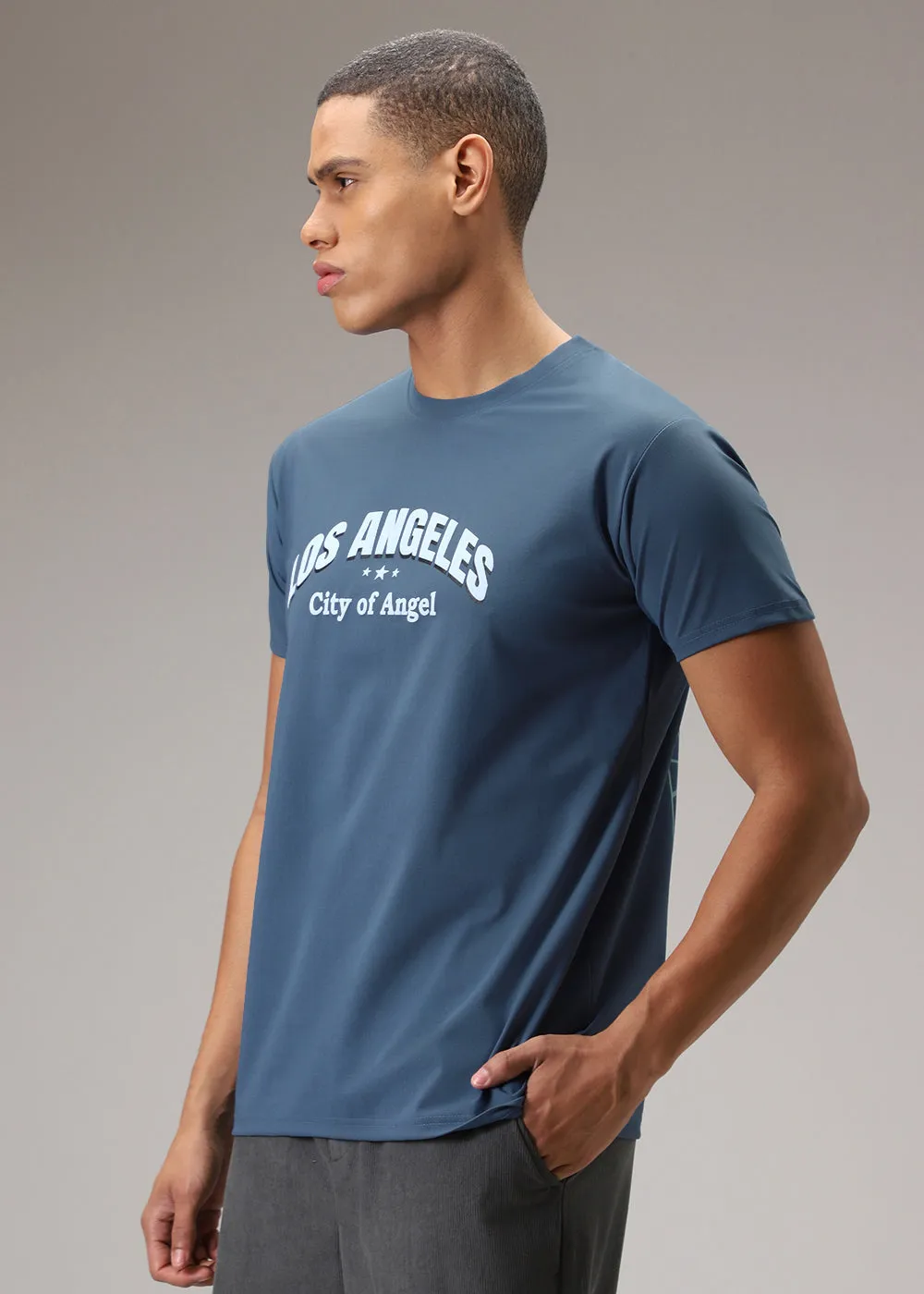 Carolina Blue Printed T-Shirt