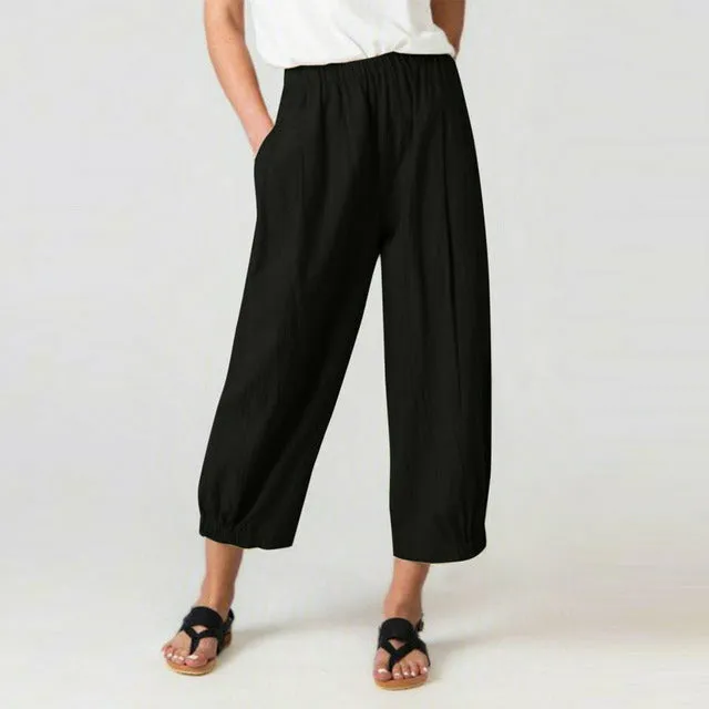 Casual High Waist Harem Pants