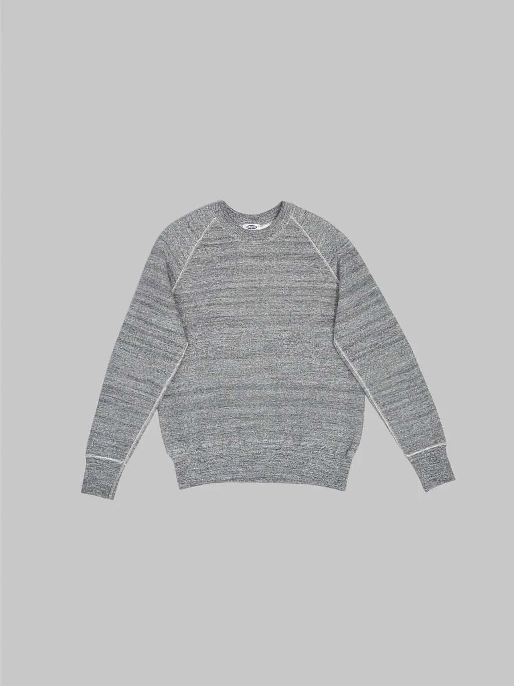 Denime By Warehouse & Co. "Lot. 261" 4-Needle Raglan Sweatshirt Dark Heather Grey