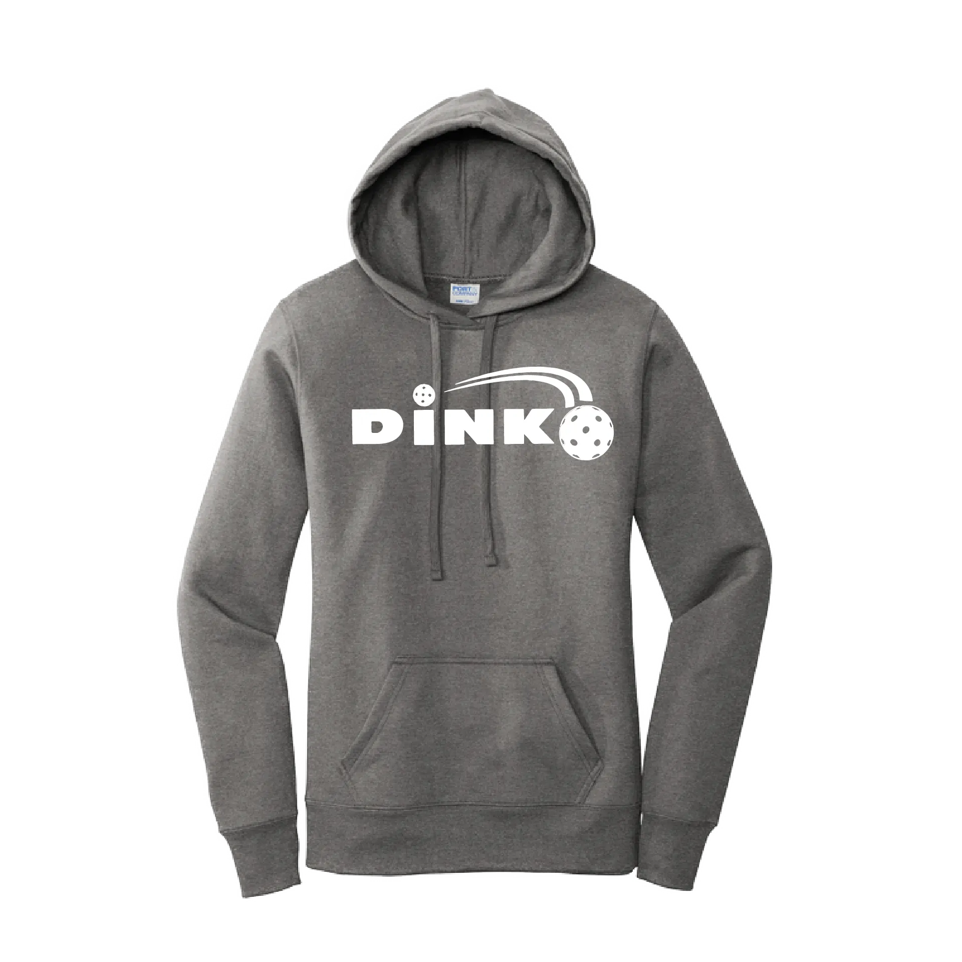 Dink | Women’s Fitted Hoodie Pickleball Sweatshirt | 50% Cotton 50% Poly Fleece