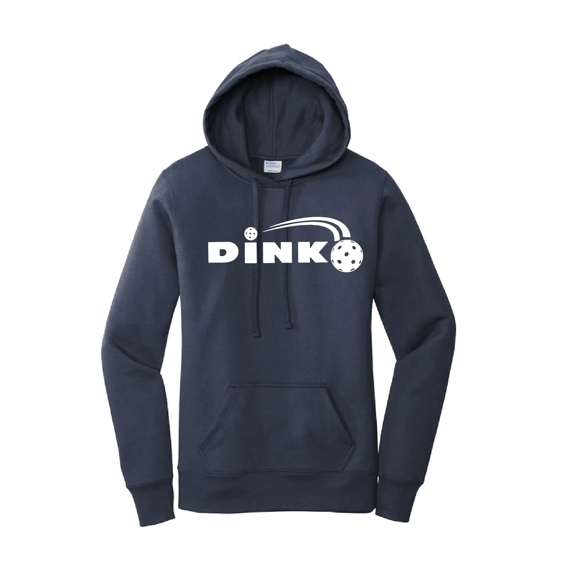 Dink | Women’s Fitted Hoodie Pickleball Sweatshirt | 50% Cotton 50% Poly Fleece