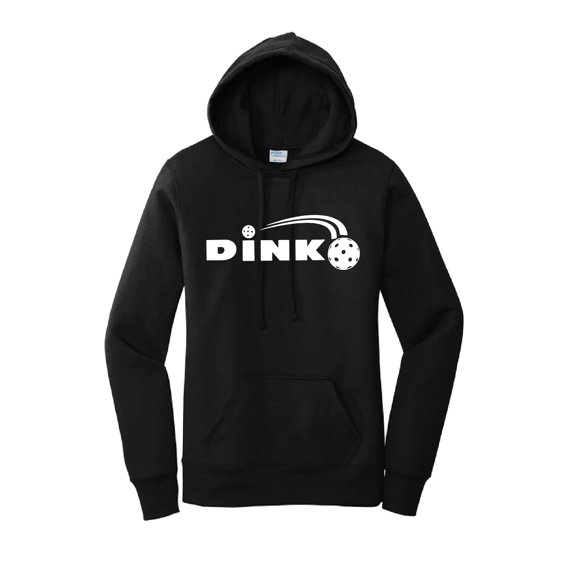 Dink | Women’s Fitted Hoodie Pickleball Sweatshirt | 50% Cotton 50% Poly Fleece