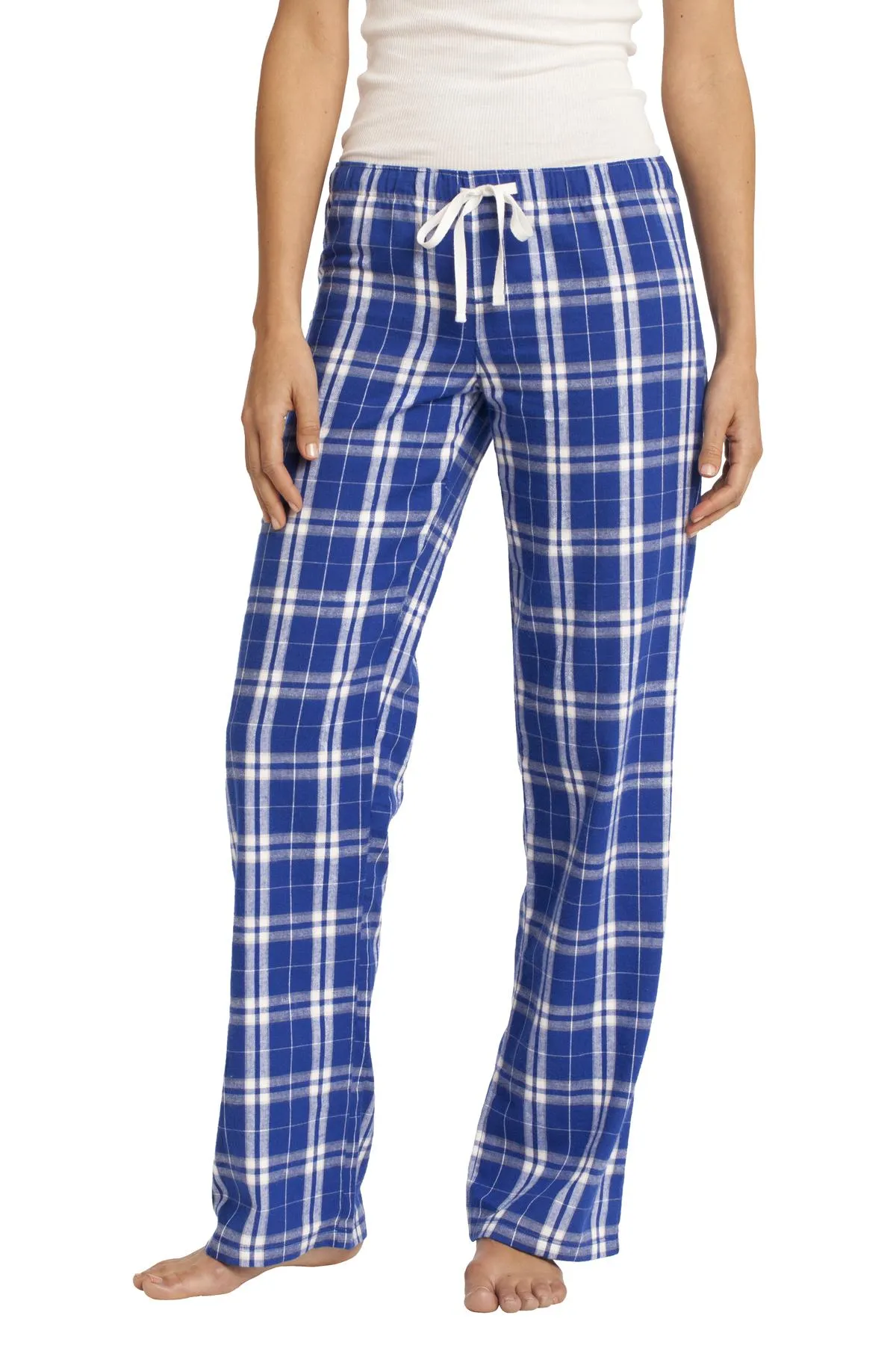 District Women's Flannel Plaid Pant. DT2800