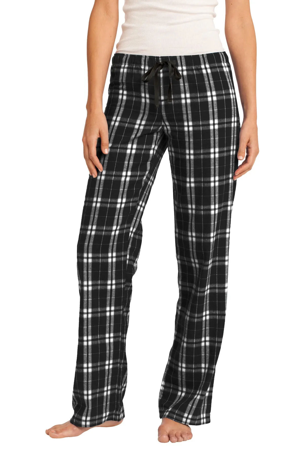 District Women's Flannel Plaid Pant. DT2800