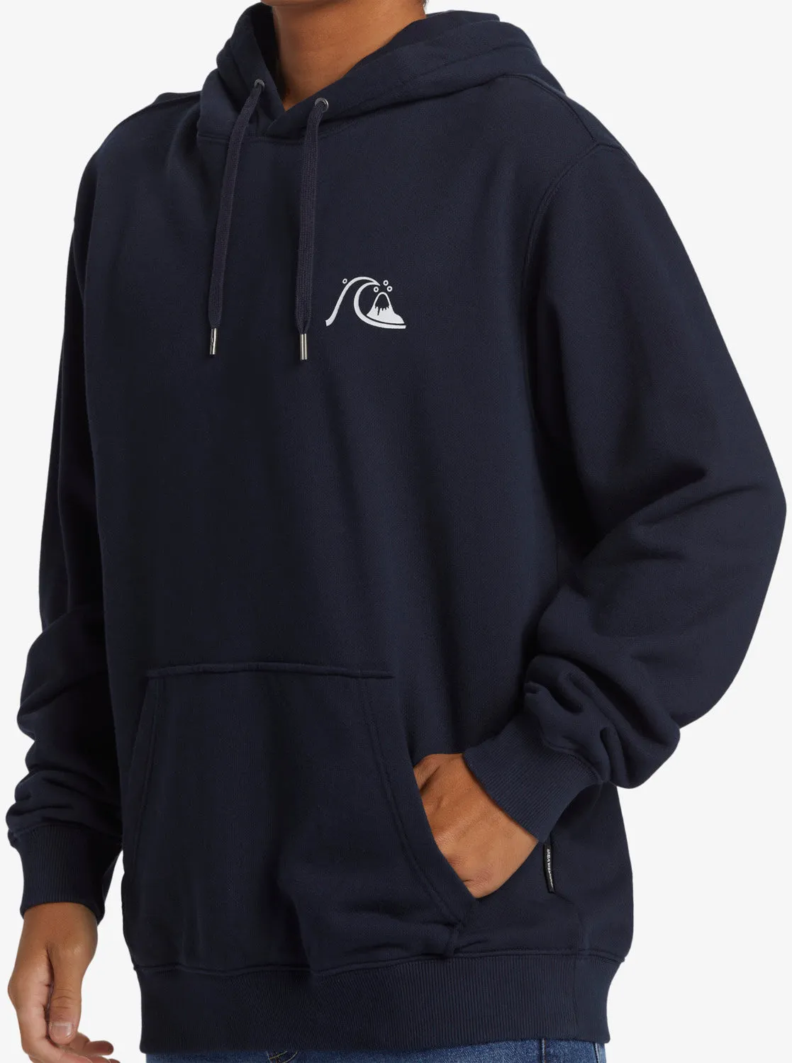 DNA Bubble Logo Hoodie Pullover Sweatshirt - Dark Navy