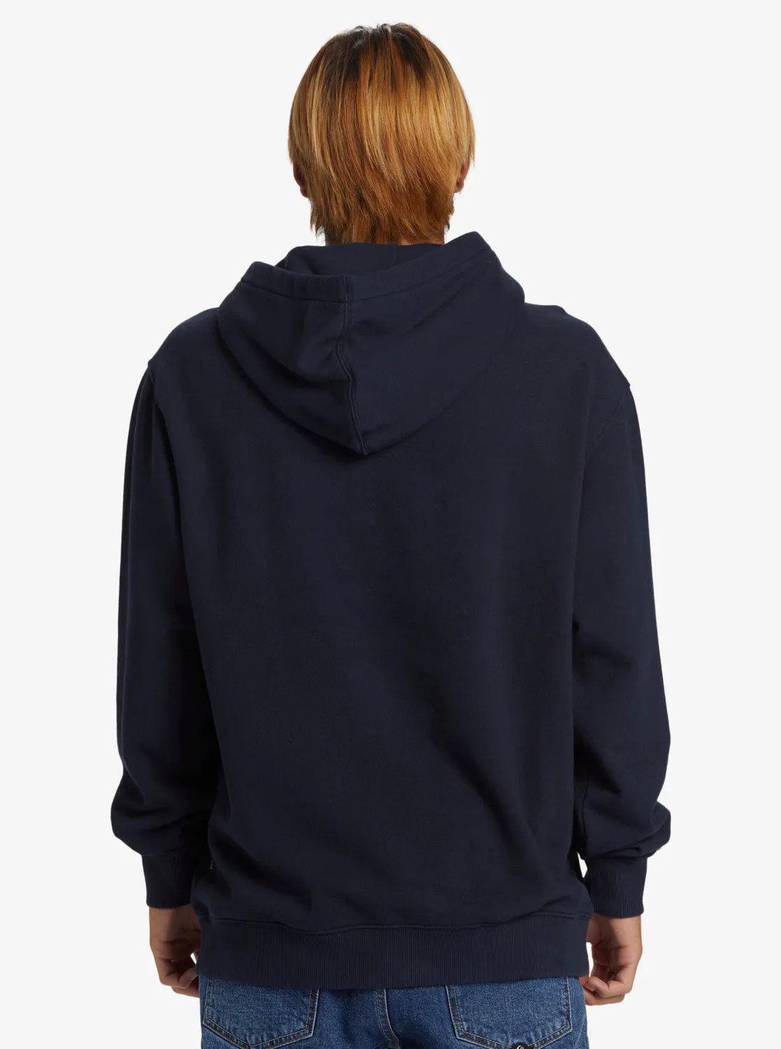 DNA Bubble Logo Hoodie Pullover Sweatshirt - Dark Navy