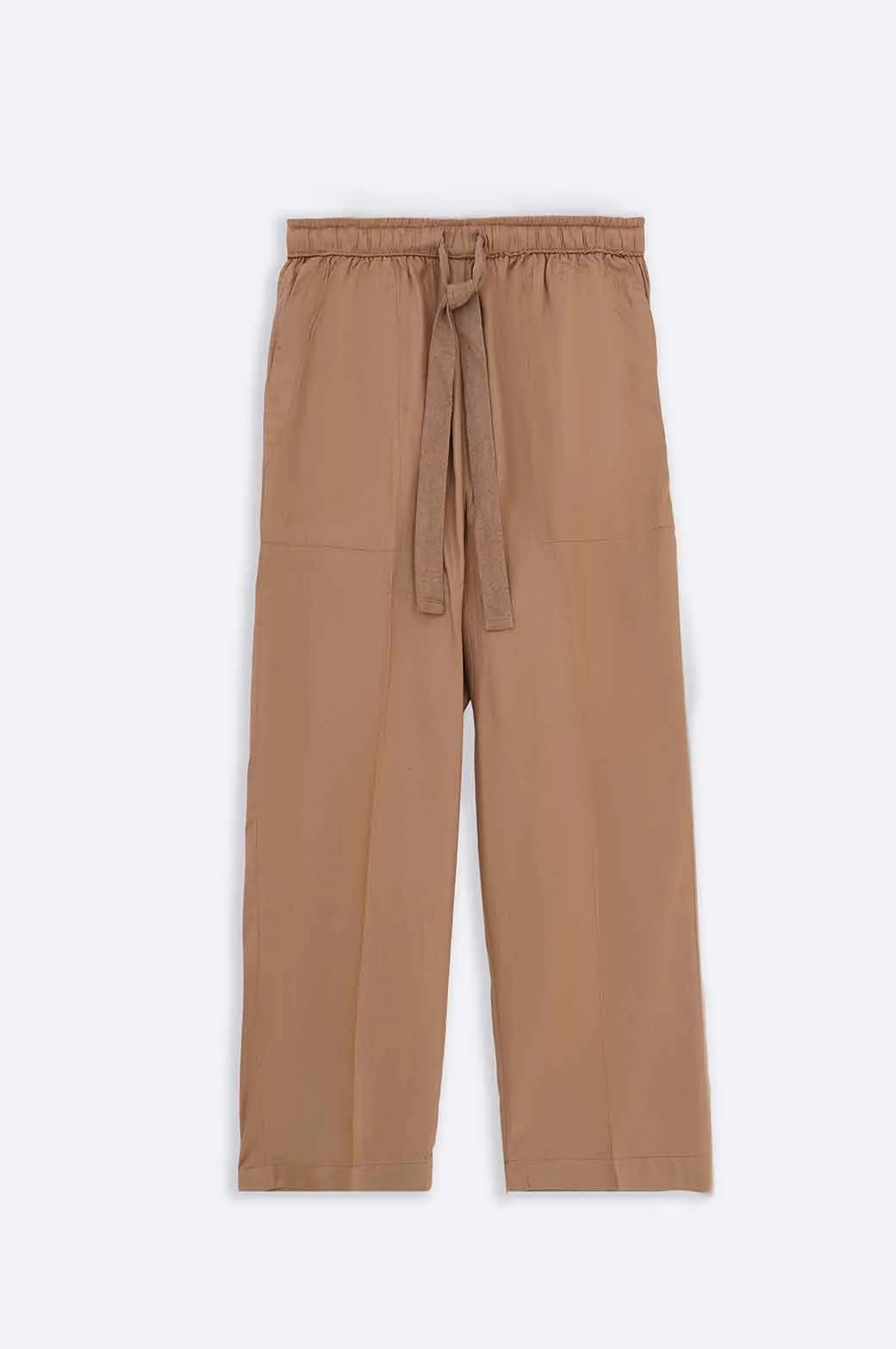 DRAWSTRING STRAIGHT PANTS