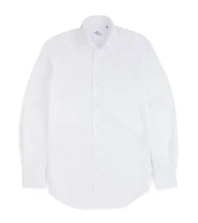 Finamore Milano Eduardo 170 Giza Cotton Formal Shirt: White