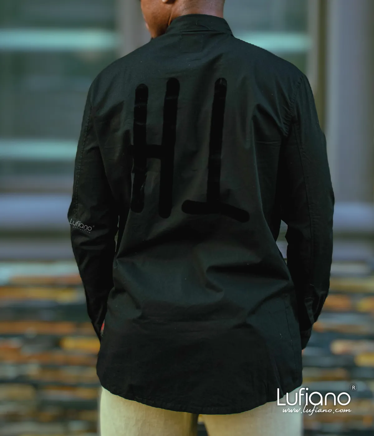 G.E 7446: Ex Pent Shirt -Black