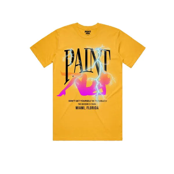 Gold Electric Tee Small