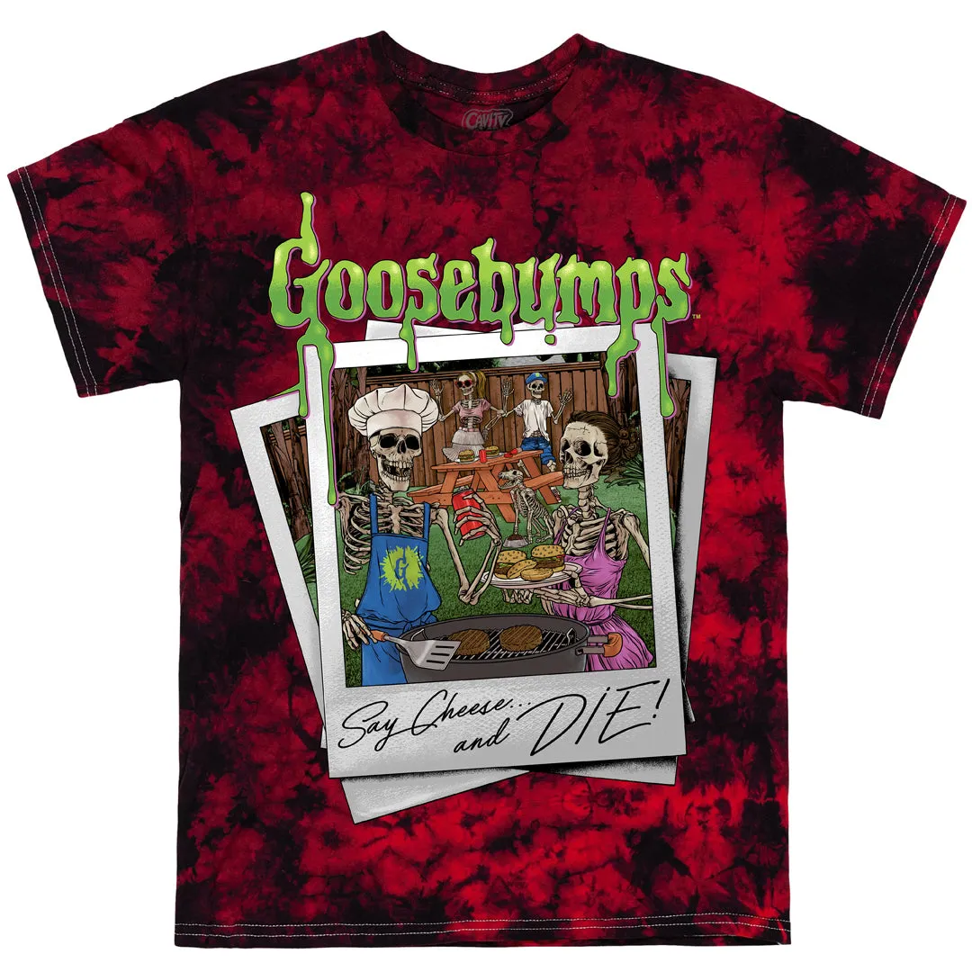 GOOSEBUMPS: SAY CHEESE AND DIE! - TIE-DYE T-SHIRT