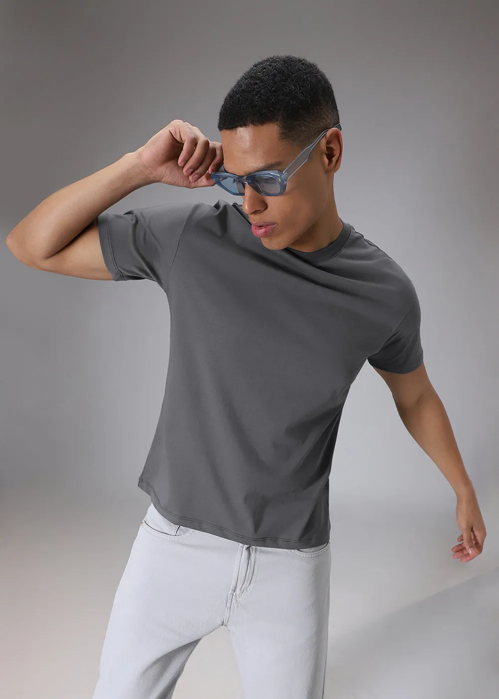 Grey Regular T-shirt