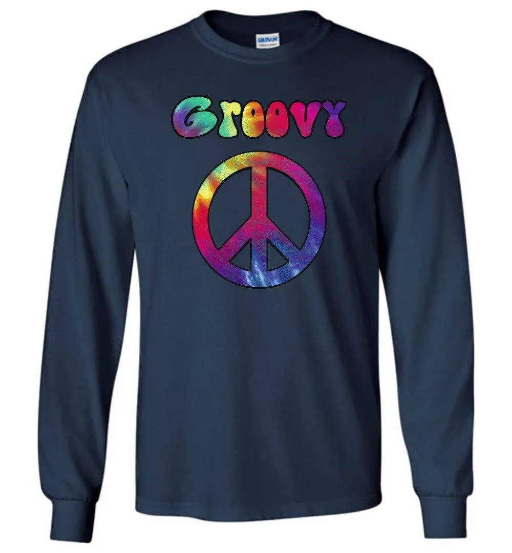 Groovy Peace Sign Long Sleeve T-Shirts