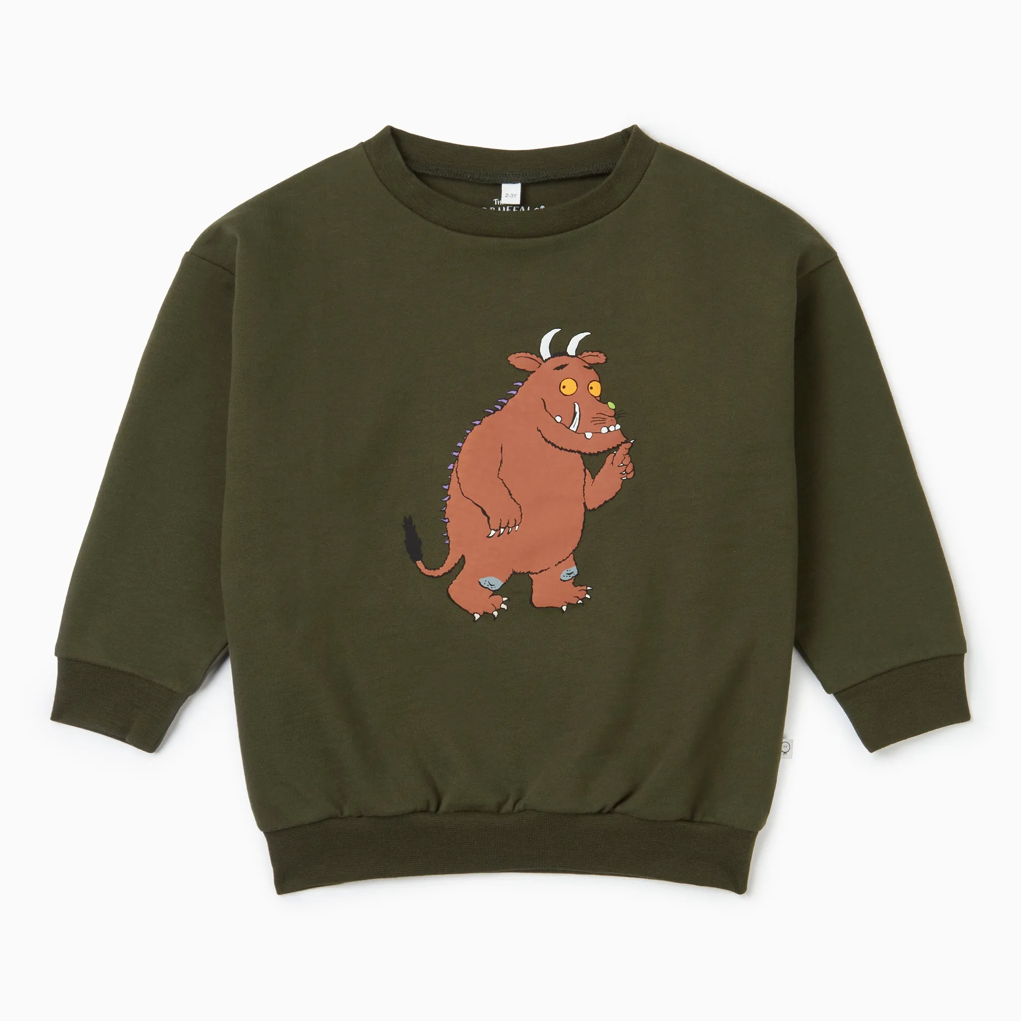 Gruffalo Sweater & Striped Ribbed Leggings Outfit