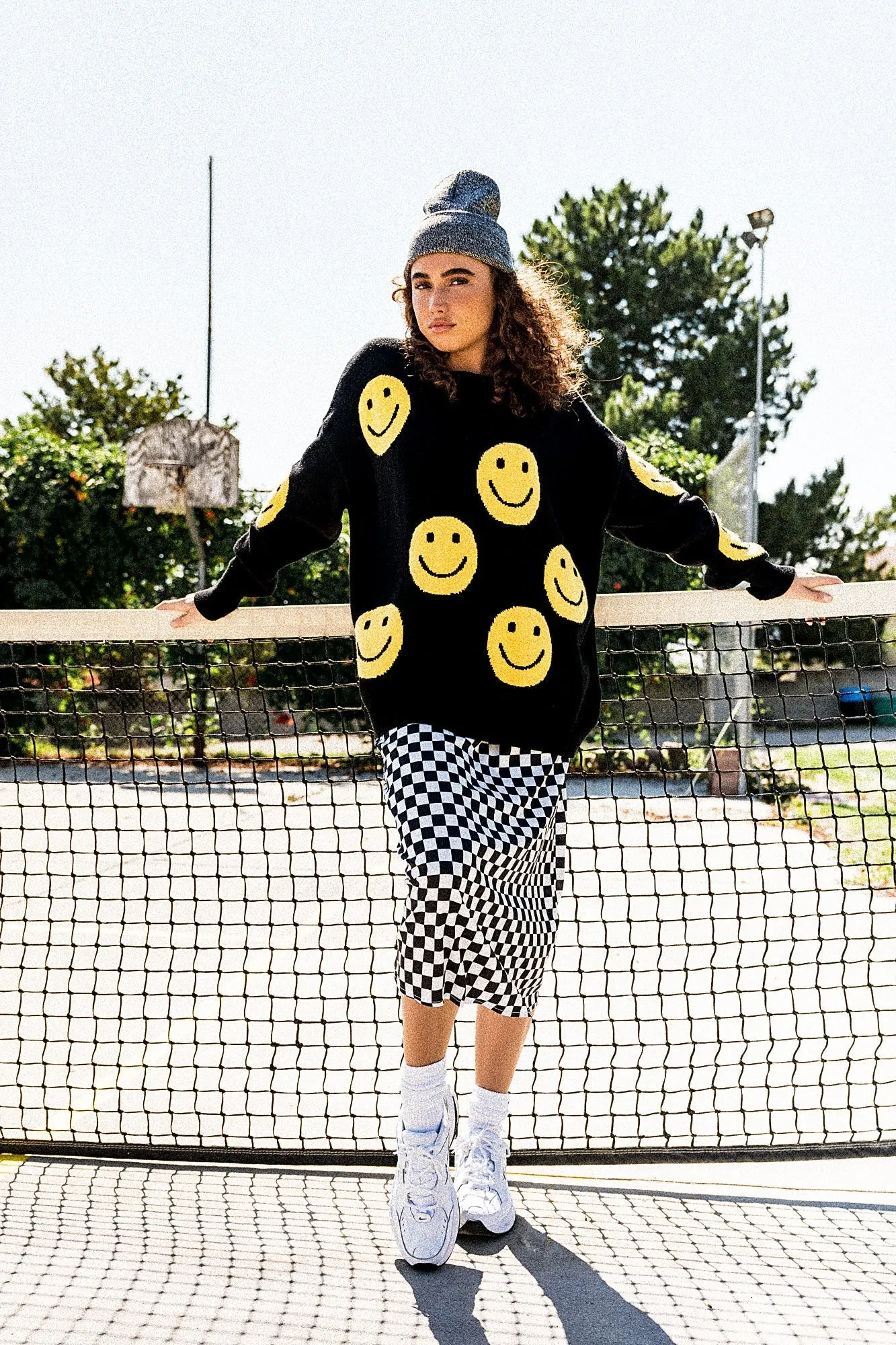 Have Fun Oversized Smile Knit