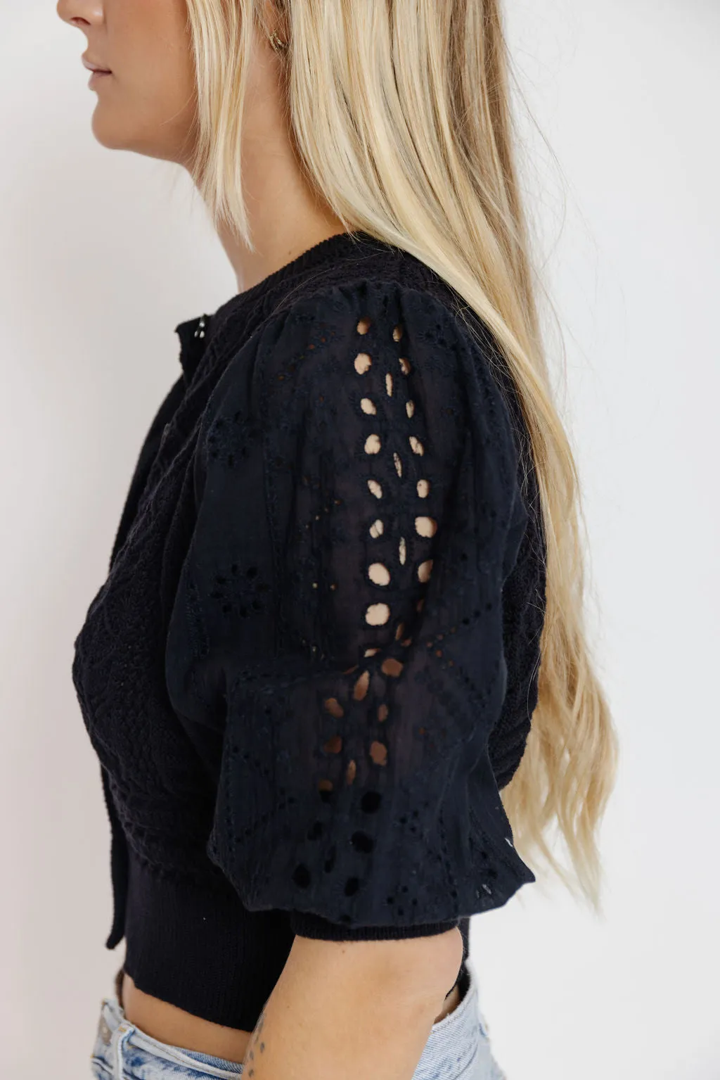 Hendry Cardigan in Black