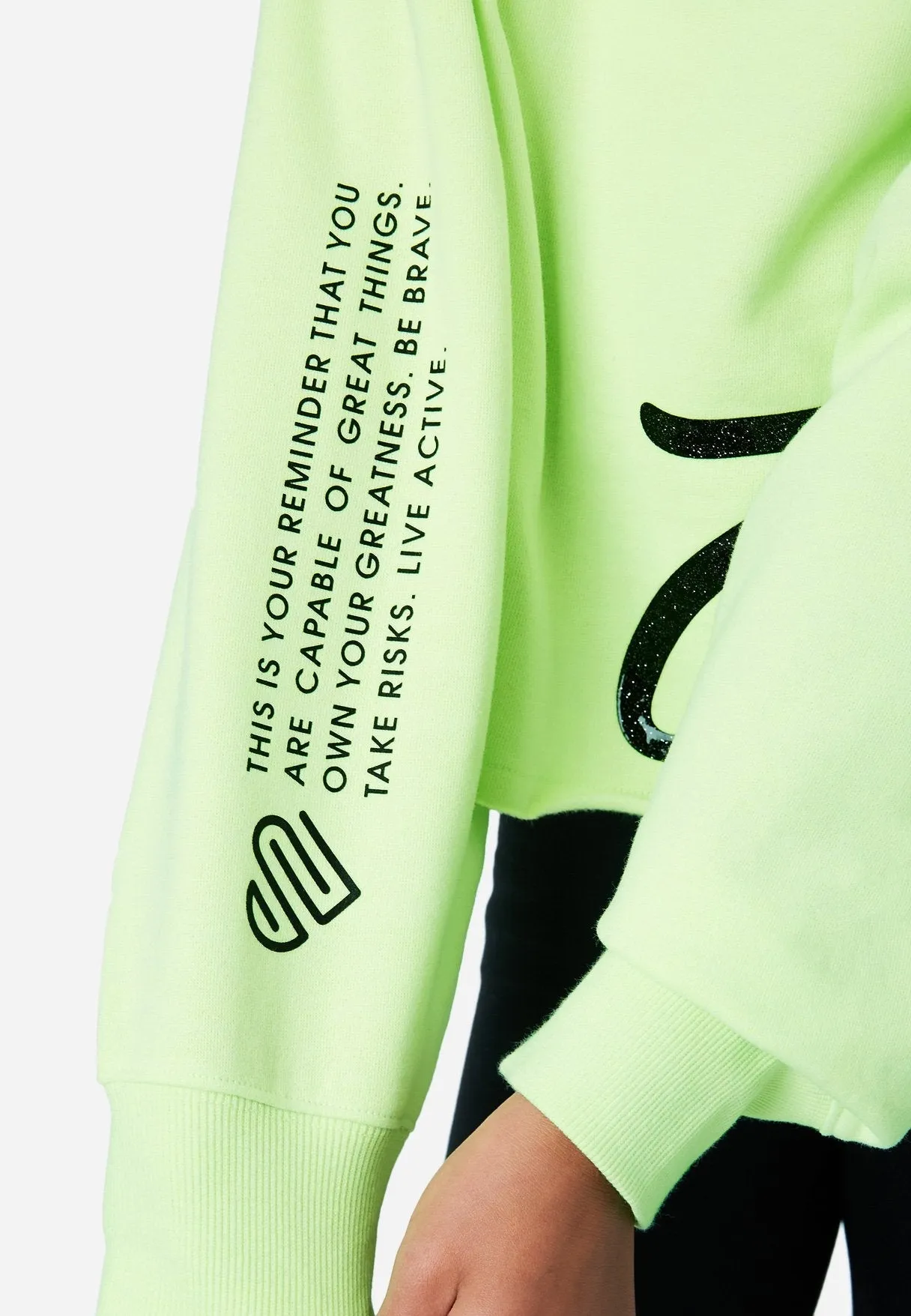 J Sport Graphic Oversized Sweatshirt