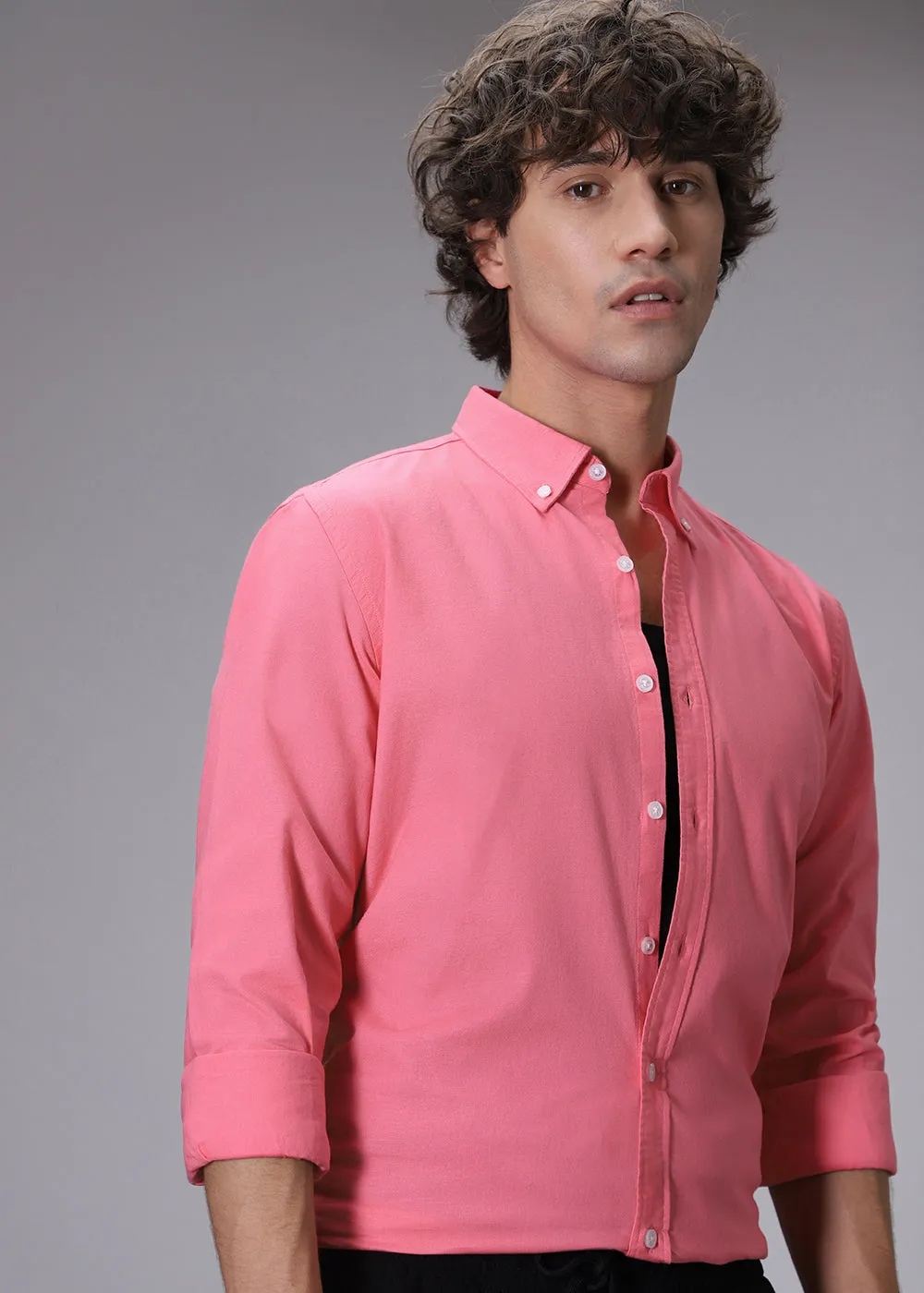 Knockout Pink Oxford Shirt