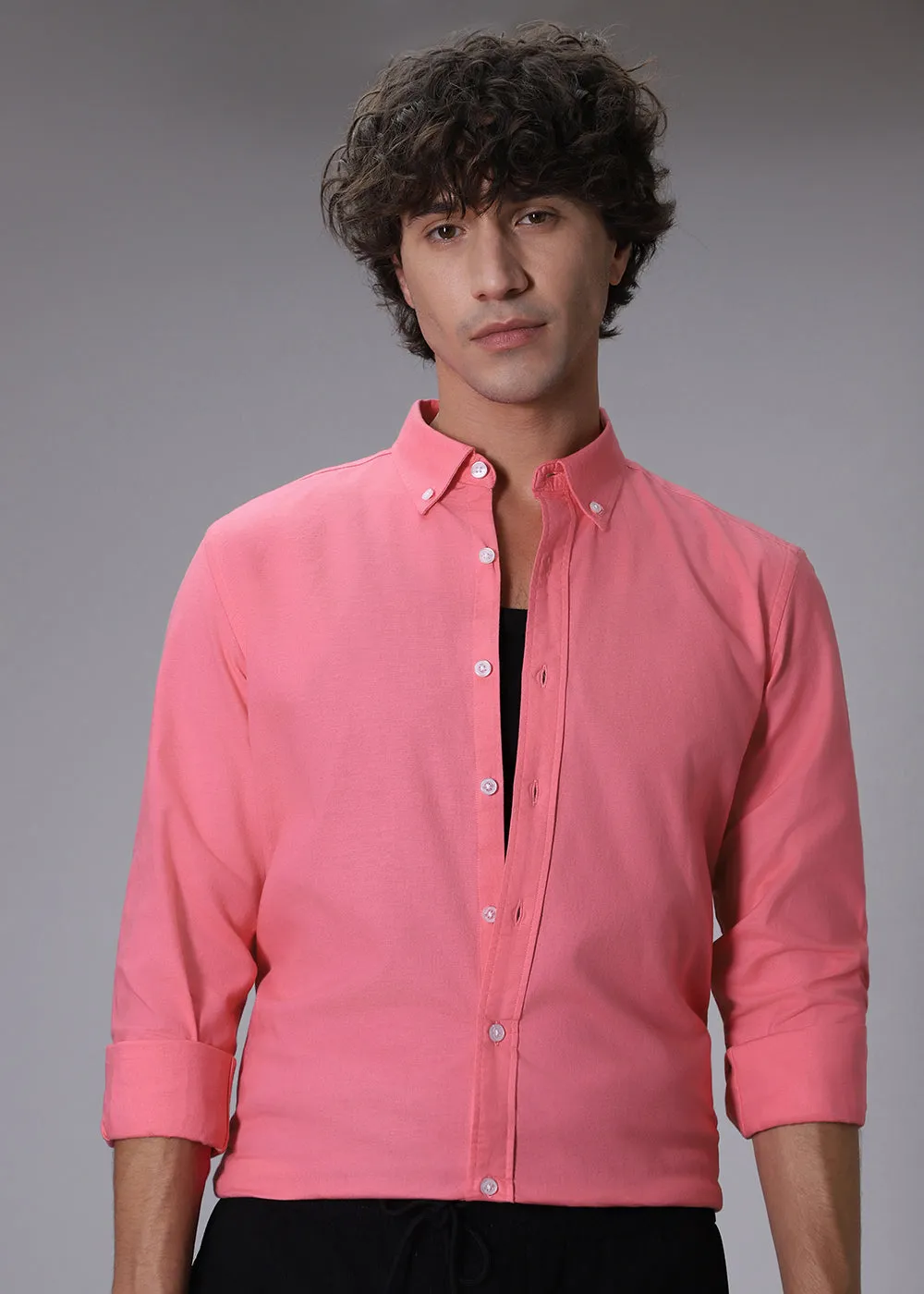 Knockout Pink Oxford Shirt