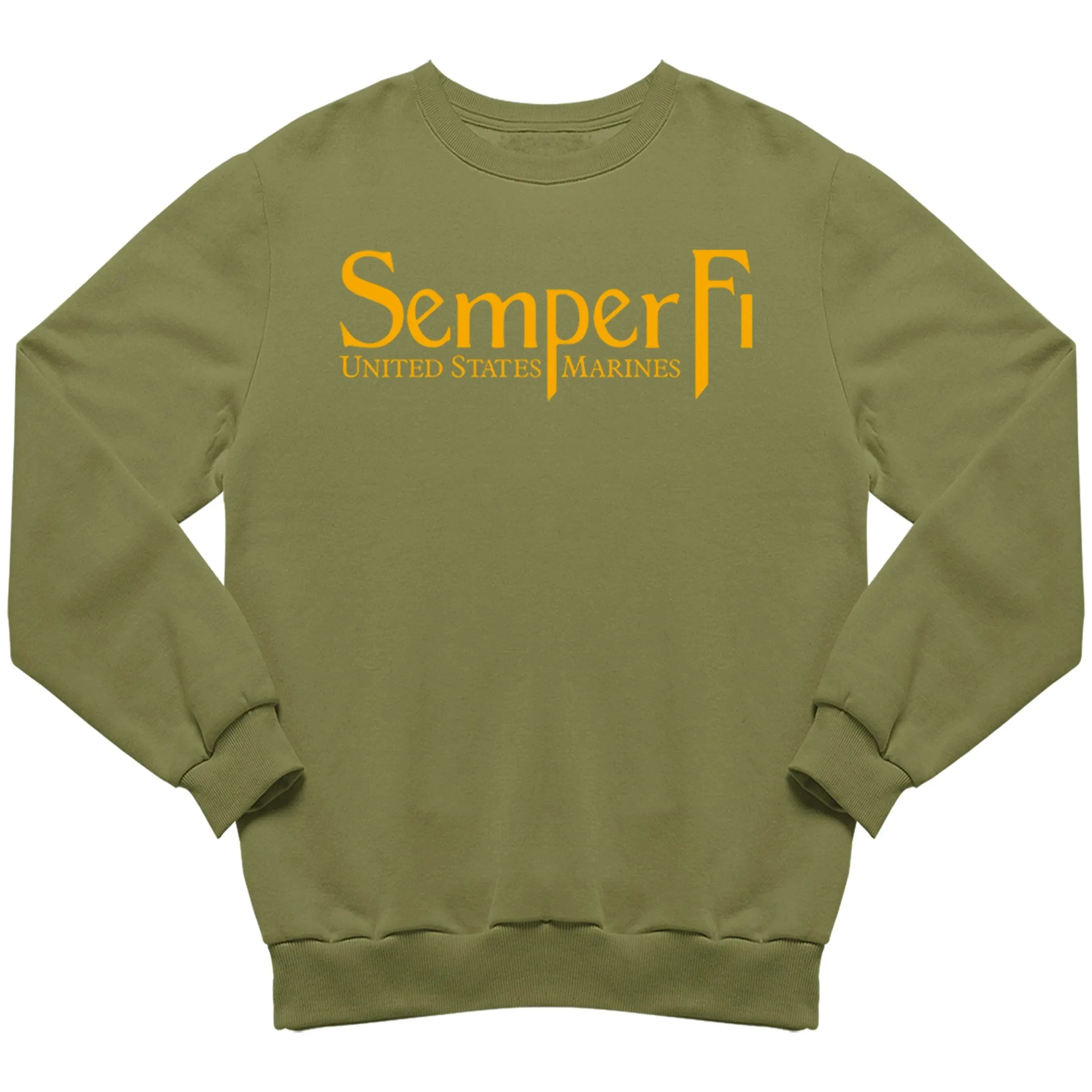 Marines Gold Semper Fi Marines Sweatshirt