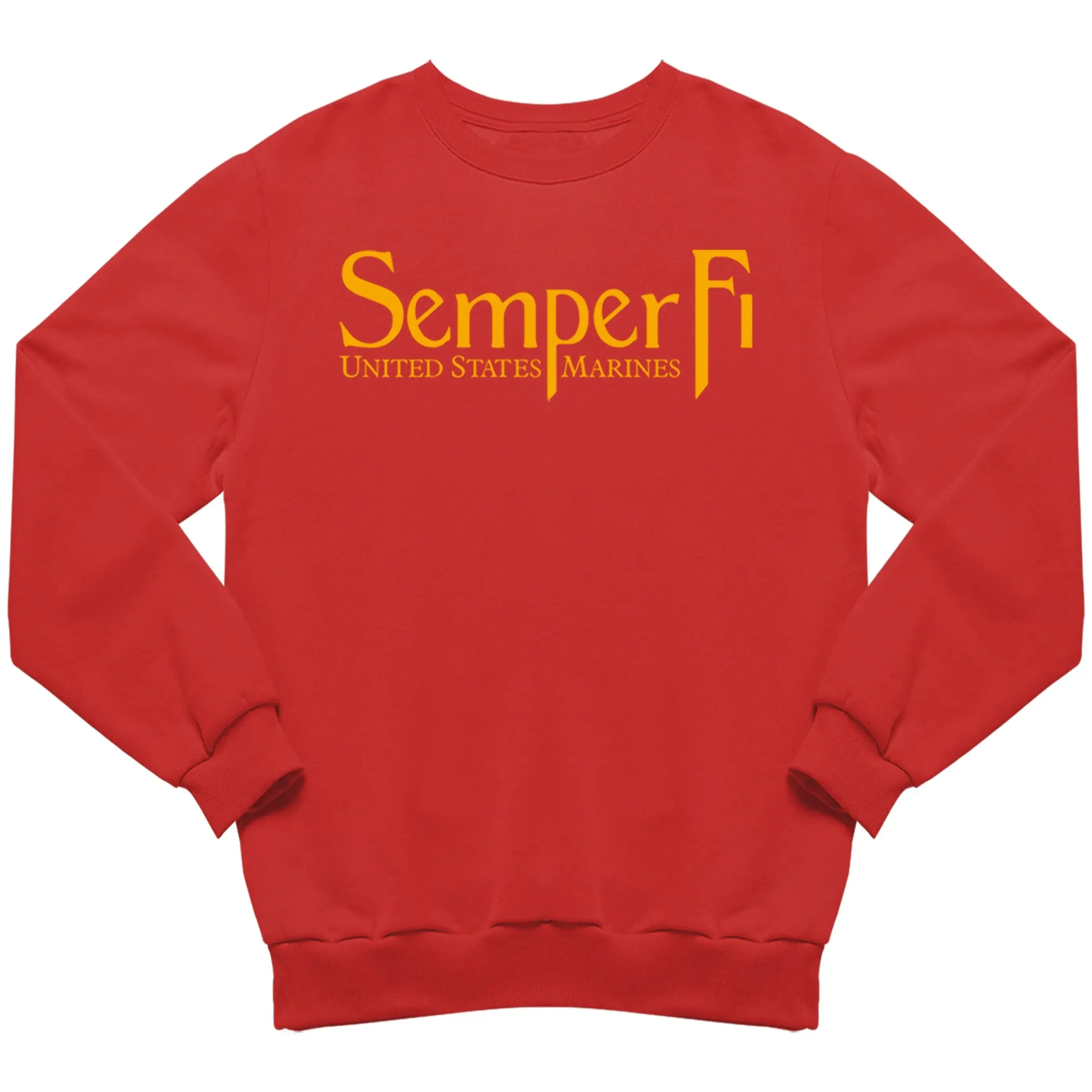 Marines Gold Semper Fi Marines Sweatshirt