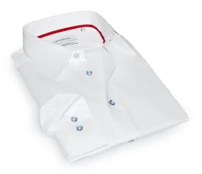 Mens Button-Up Shirt // White // Contemporary Fit (Regular)