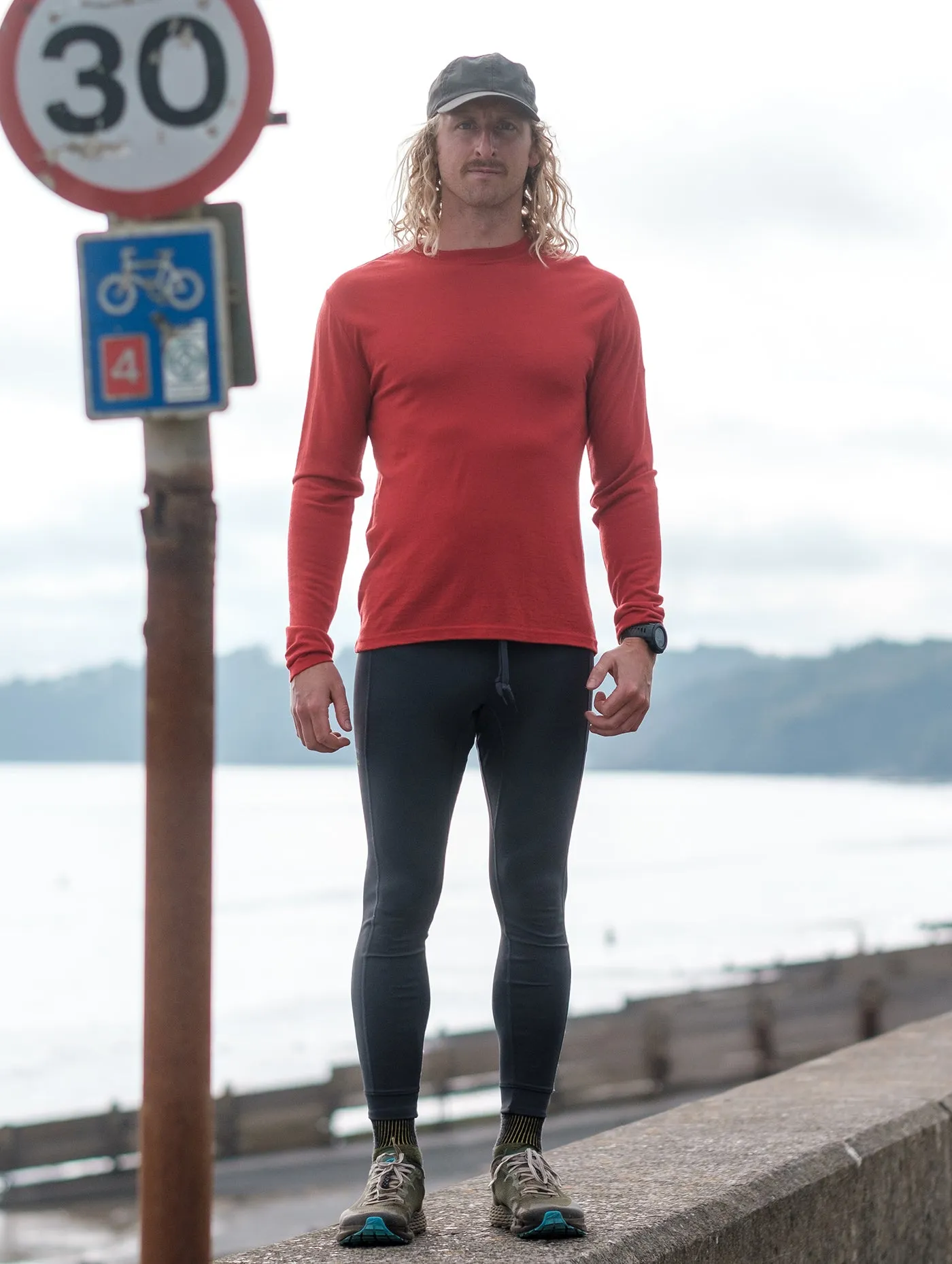 Men's Long Sleeved Merino T-shirt