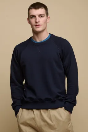 Men's Raglan Sweatshirt - Navy