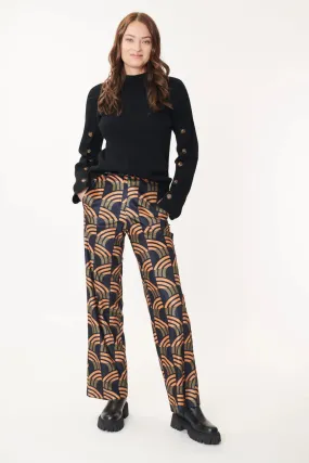 Neige Velvet Abstract Pant