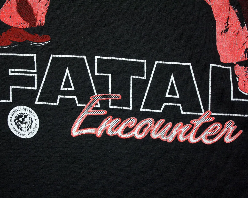 NJPW GREAT MUTA FATAL ENCOUNTER T-SHIRT LG