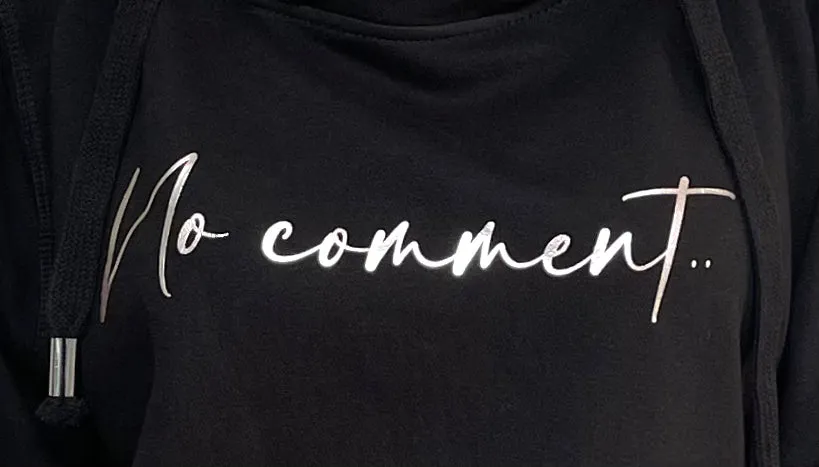 No Comment Sweatshirt - Black