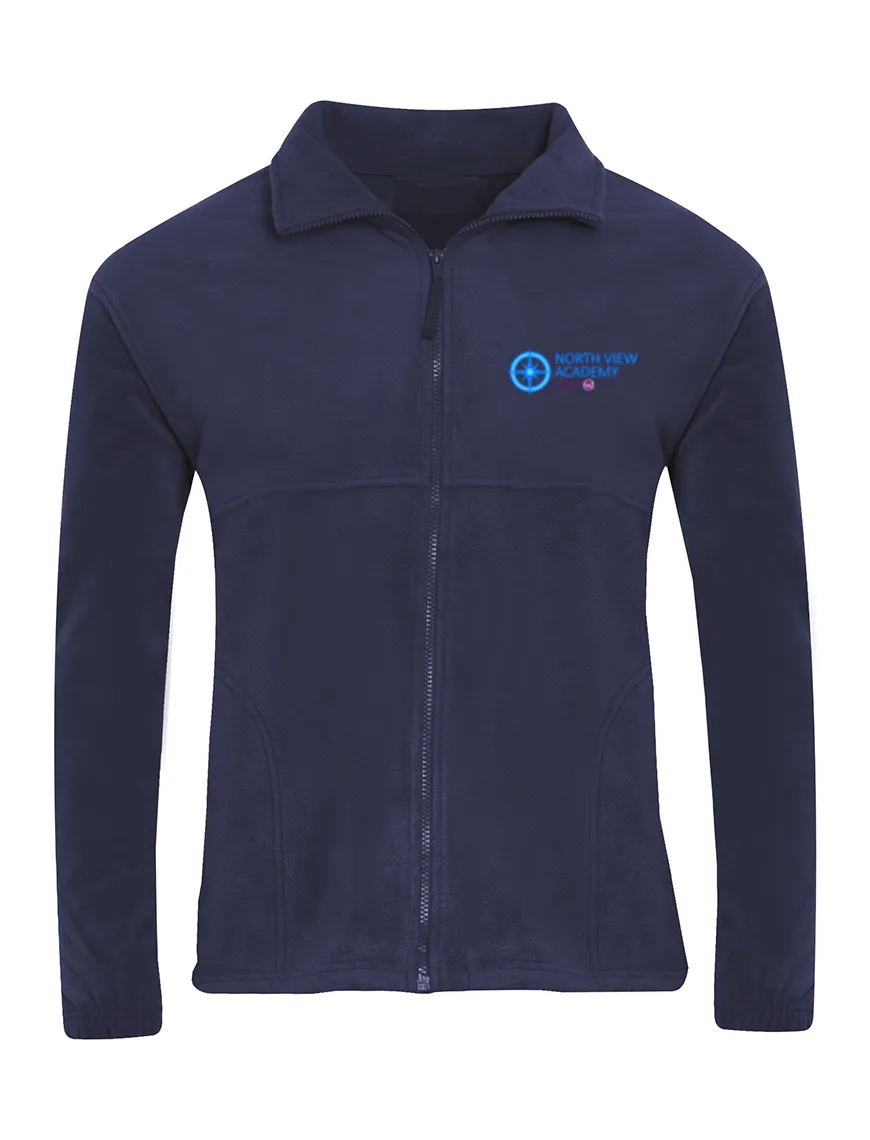 North View Academy Navy Fleece Jacket