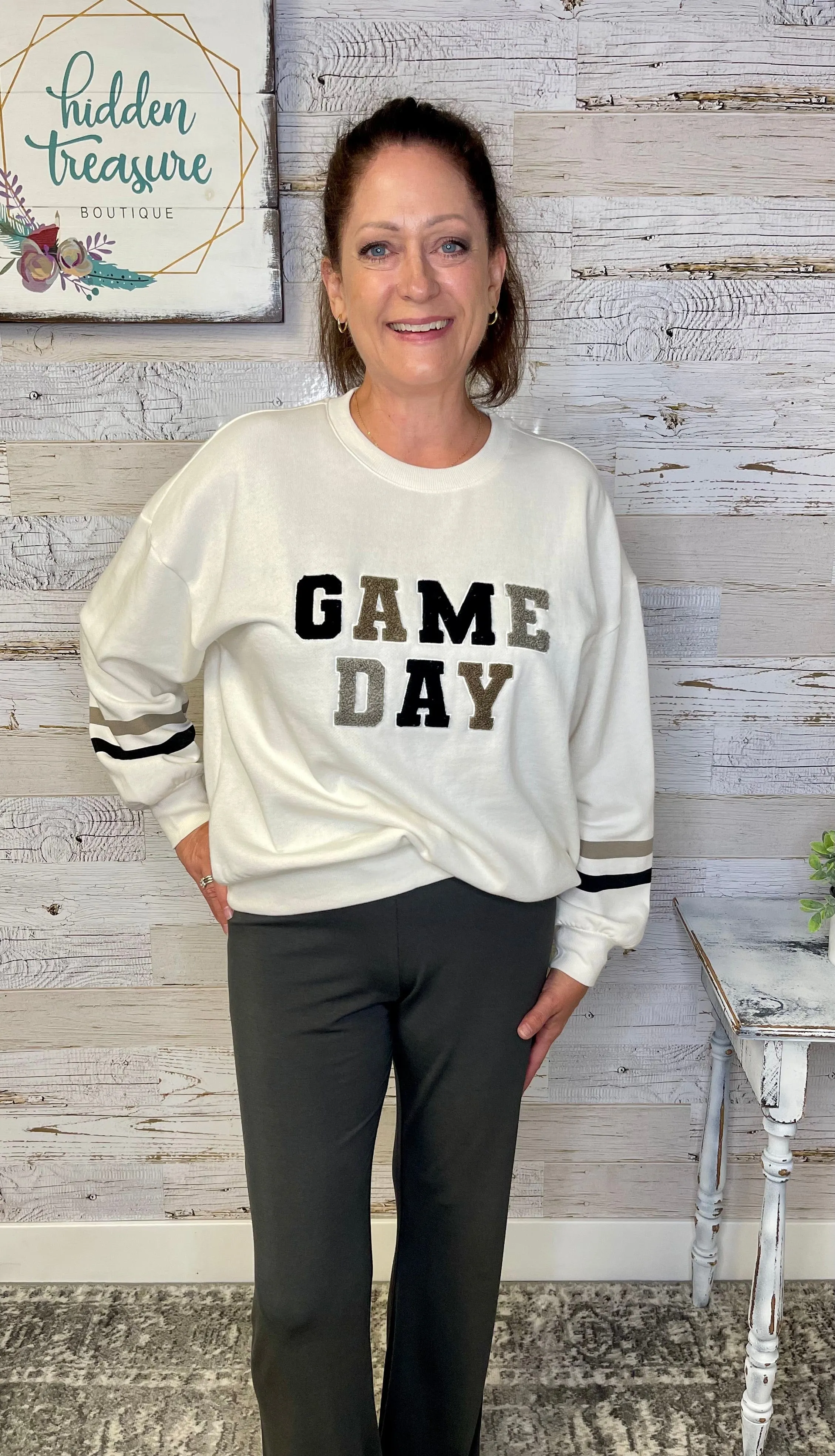 Oversized Game Day Sweatshirt