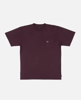 Patta Basic Washed Pocket T-Shirt (Plum Perfect)