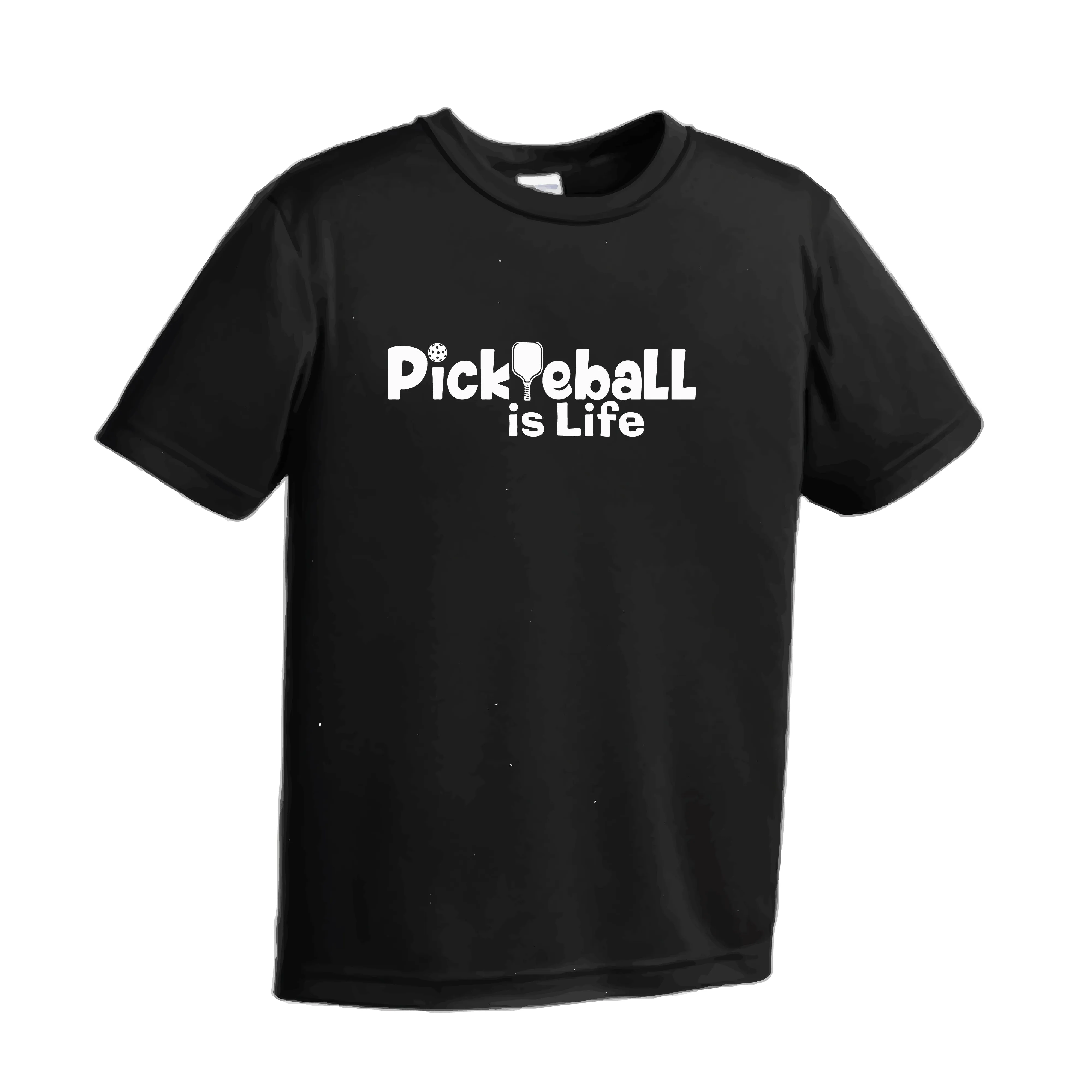 Pickleball is Life | Youth Short Sleeve Athletic Pickleball Shirt | 100% Polyester