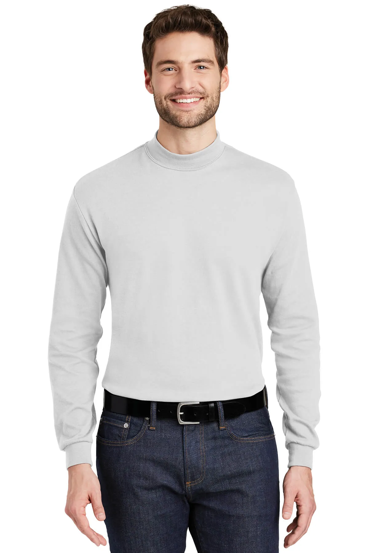 Port Authority Men's Long Sleeve Mock Turtleneck