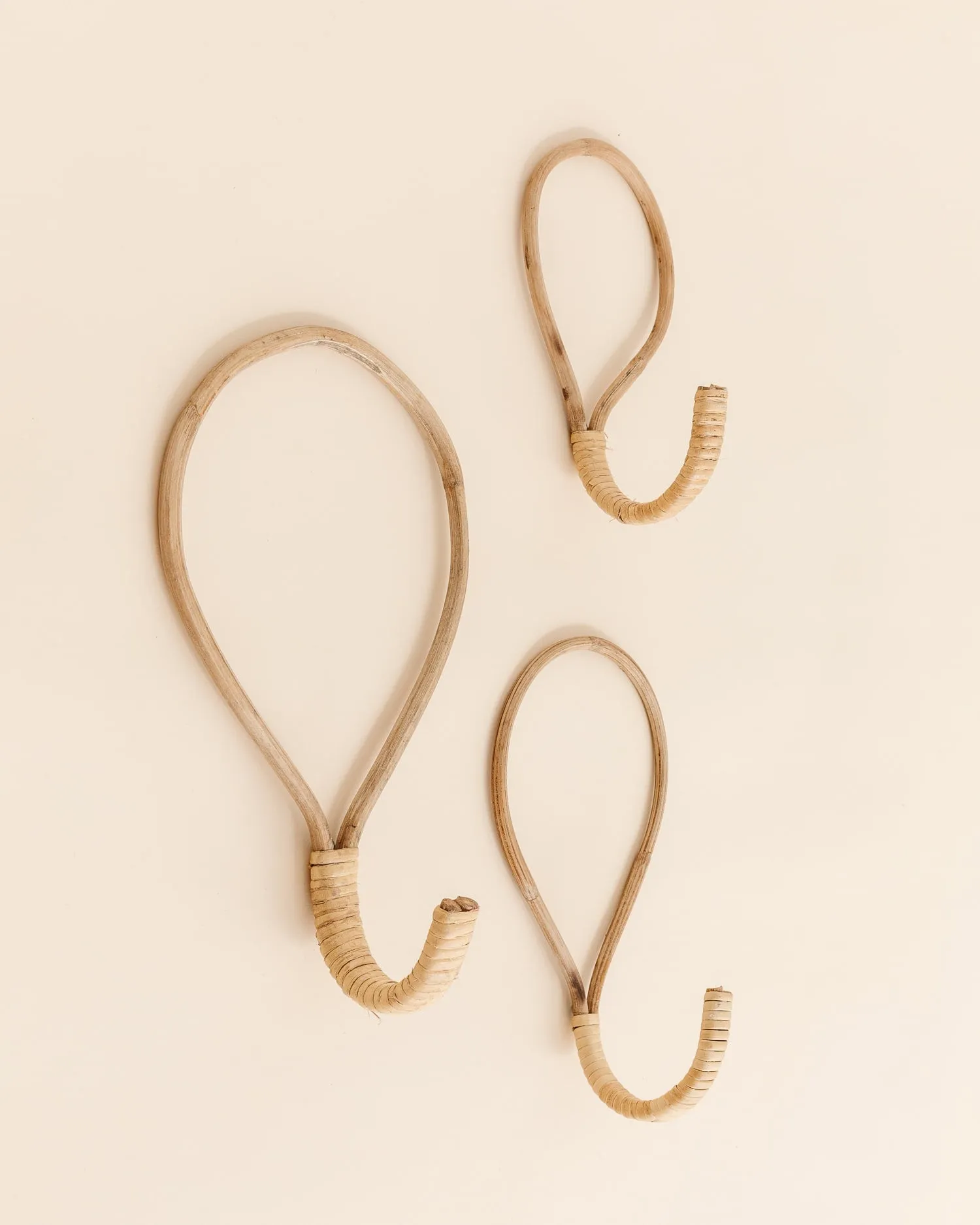 Rattan Wall Hooks (Set of 3)