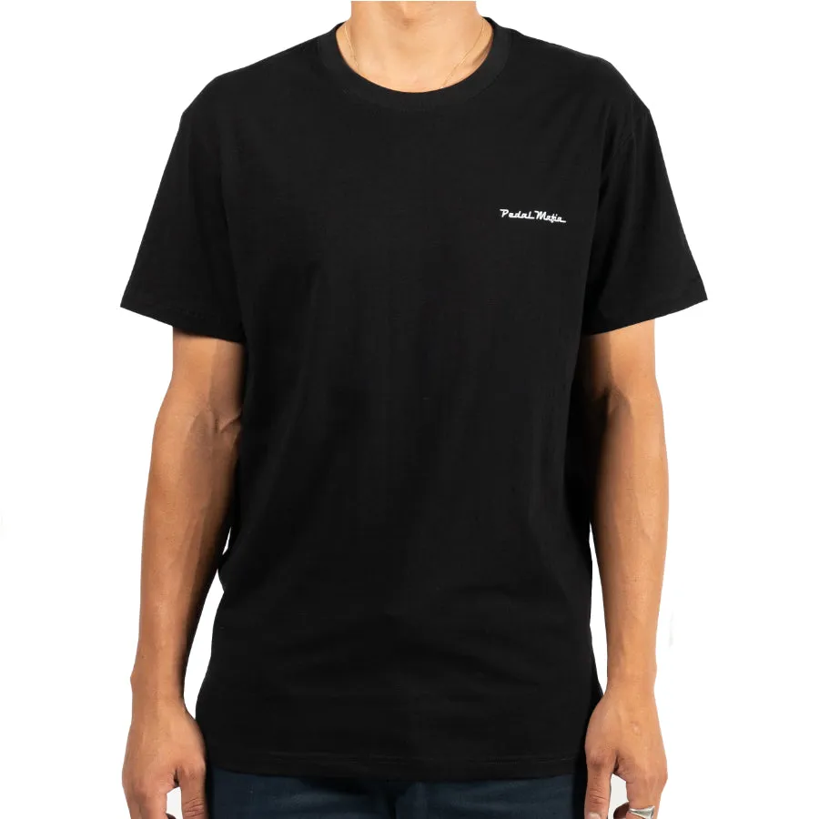 Recycled Bamboo T Shirt - Black / White